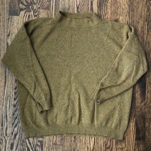A new day olive green mock neck sweater